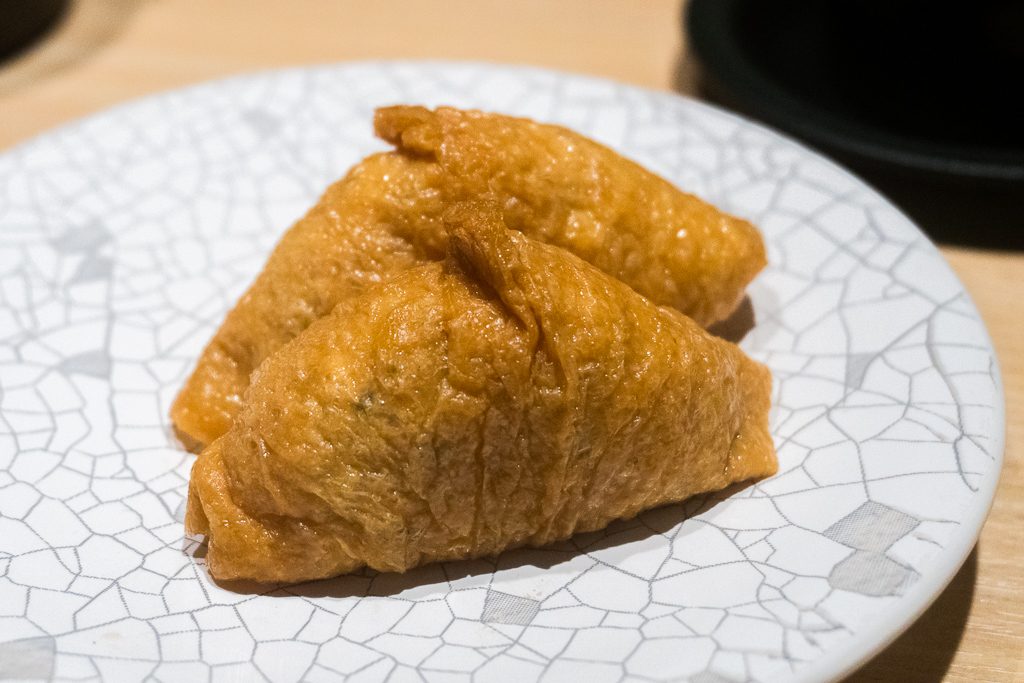 Comida vegana en Osaka: Inari sushi