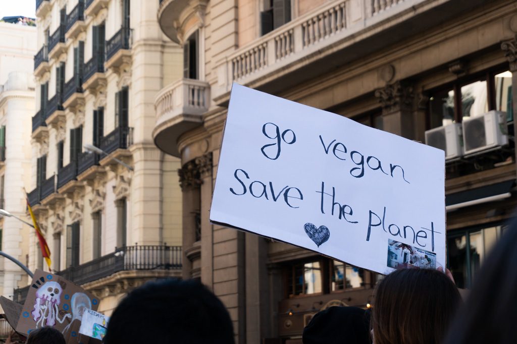 Hazte vegano. Salva el planeta.