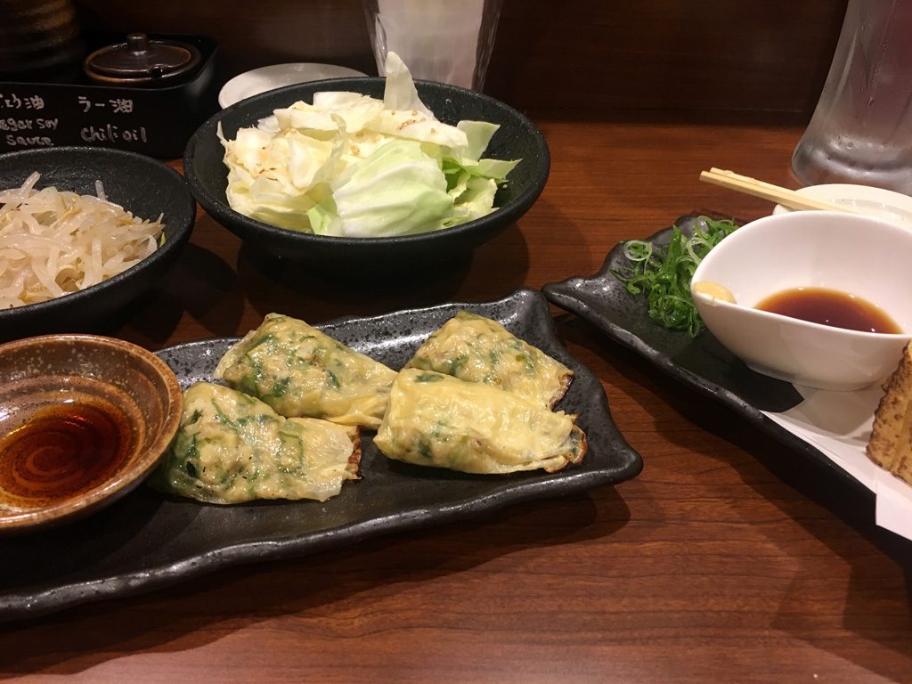 Comida vegana en Kioto. Chao Chao Gyoza.