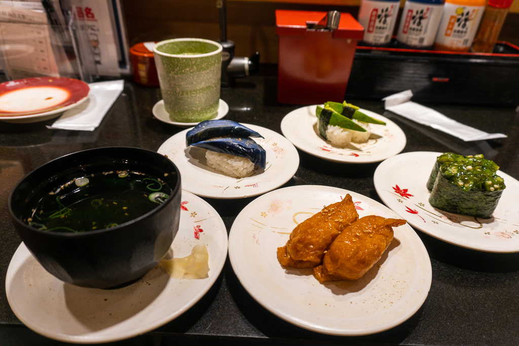 Comida vegana en Tokio: sushi
