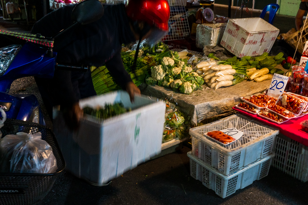 comer vegano en Tailandia: Mercados locales tailandia